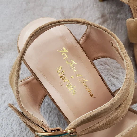 BNWOB Marais x For Love and Lemons Glitter Holiday Sandals - Picture 11 of 15